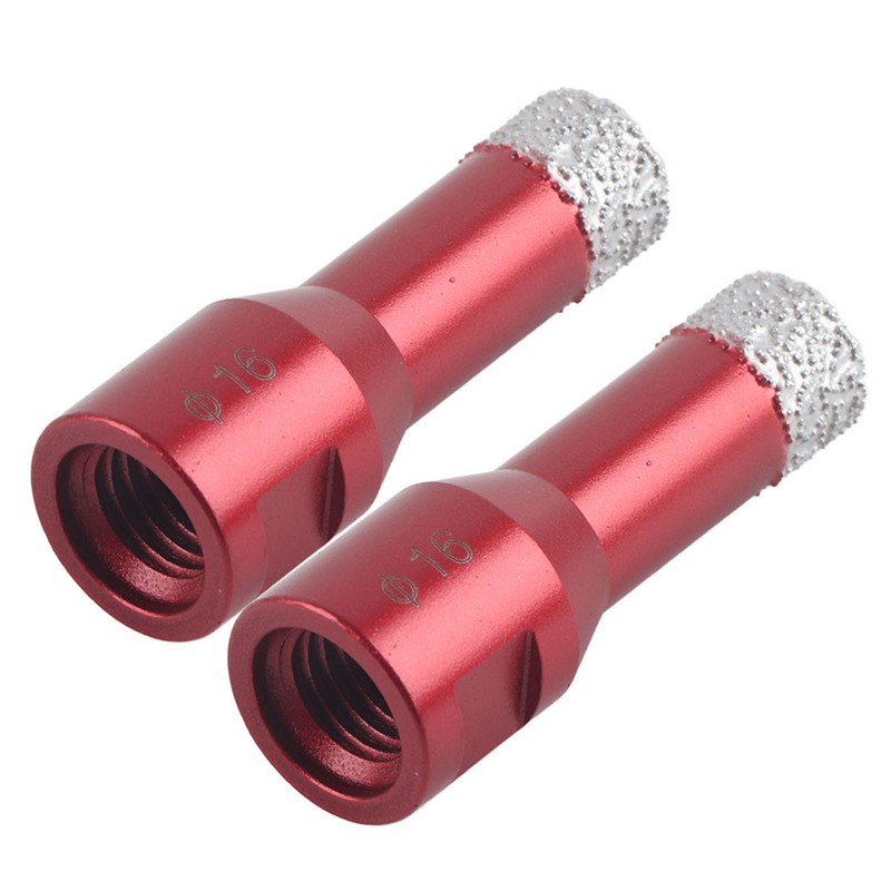 2Pcs Hole Saws Bit Diamond M14 Female Thread Angle Grinder