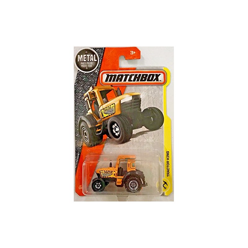 Matchbox 2017 MBX Construction Tractor King 37/125, Orange