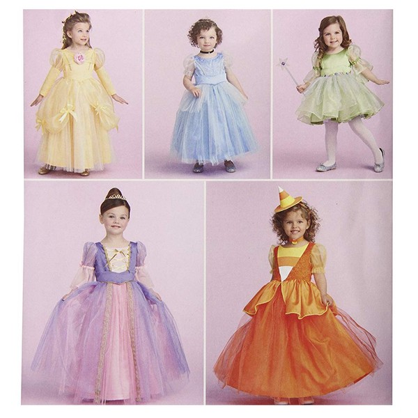 Simplicity Sewing Pattern 1303: oddlers' and Child's Costumes, Size, Paper, White, BB (3-4-5-6)