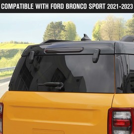Jimen Compatible with Ford Bronco Sport 2021-2023, 3rd Brake Light High Mount Stop Light Cover Trim