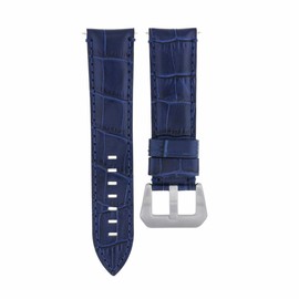Ewatchparts 22-24mm Leather Watch Band Strap Compatible With Montblanc Timewalker Chrono Watch