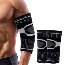 Mayoii Pack of 2 Elbow Brace, Tennis Elbow Bandage Men and Women, Elbow Pads for Sports, Fitness, Tennis Elbow, Golfer's Elbow - Non-Slip & Breathable (S)