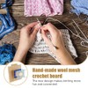 Wooden Crochet Blocking Board,Blocking Mats for Knitting with 15 Stainless