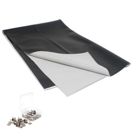 Minho Motorcycle seat Cover ATV seat Covers Neoprene seat Covers Moped Moto Accessories Material Universal Waterproof Elastic Leather Scooter Seat Cover, Seat Protector DIY with 80pcs Thumb Tack