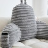 WERDIM Reading Pillow for Sitting in Bed, Faux Fur Back