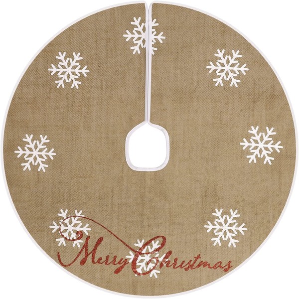 N&T NIETING Christmas Tree Skirt, 75cm Mini Tree Skirt with