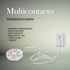 Andromeda Inc Multicontacto Circular regleta eléctrica 8 en 1 USB
