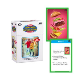 Super Duper Publications | Photo Understanding Inferences and More! Super Fun Deck | Critical Thinking Flash Cards | Great for Autistic Children | Ask Literal, Inferential, or Expansion Questions