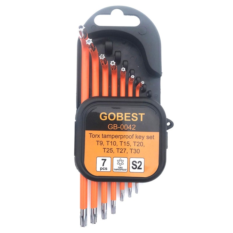 GOBEST Short torx Security Tamper Proof Key Set 7 pcs