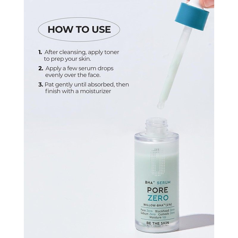 BE THE SKIN BHA+ Pore Zero Advanced Serum - AHA