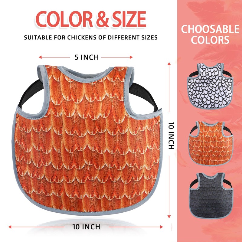 MYWSN Chicken Saddles for hens, Chicken Apron Back Protector for