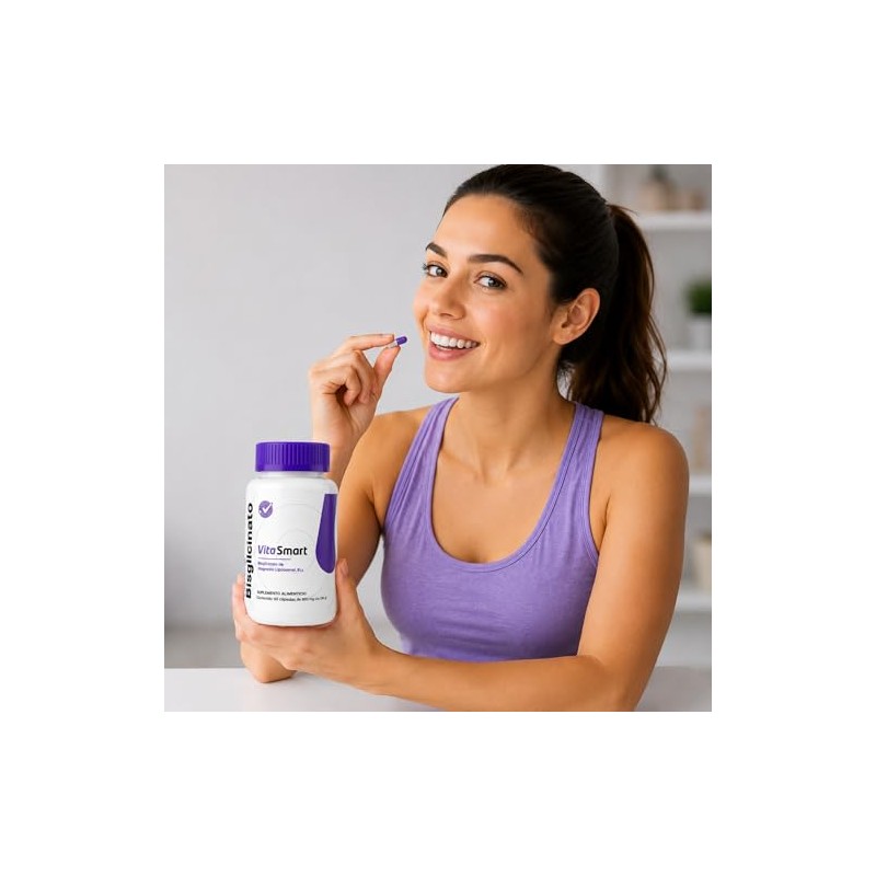 Vita Smart Bisglicinato Magnesio Liposomal Vitamina B12 Alta Absorción Máxima
