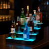 16 In 4 Step Led Lighted Liquor Bottle Display Bar