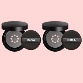 Inga Tattoo Cushion 15g, 19N light vanilla, 2 pieces / 잉가 타투 쿠션 15g, 19N 라이트 바닐라, 2개