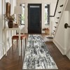 2'6''x8' Runner Rugs Washable Rug: Modern Abstract Hallway Runner Rug