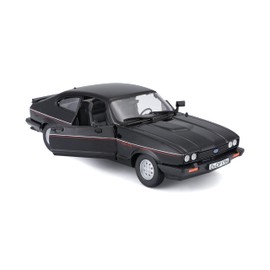 Bburago Ford Capri 1:24 Scale Model Car Moving Doors Black (18-21093BK)