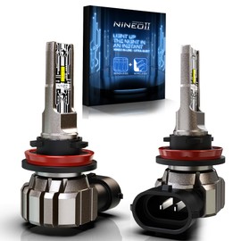 NINEO H-9 Fog Light Bulbs 6500K Cool White Wireless Pack of 2