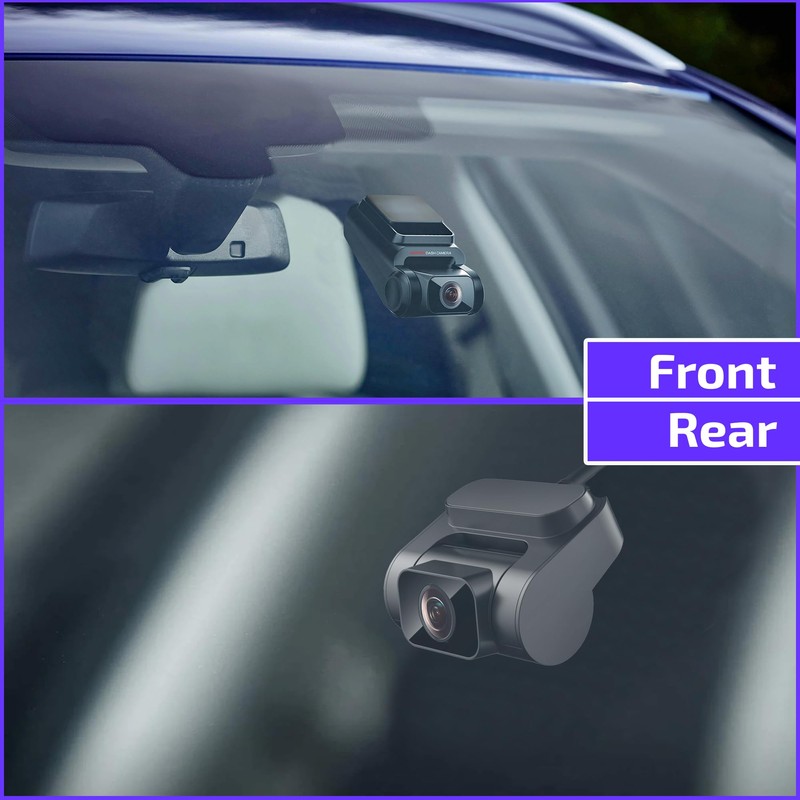 ALLIUMS 2.5K Dash Cam Duo: Front and Rear Dash Cameras