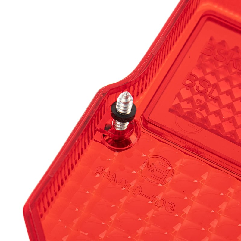 MZA Rear Light Cap for BSL + BSKL, Red, Includes