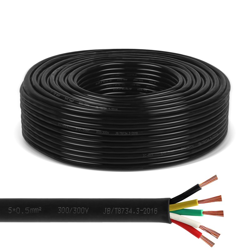 AOHEWEI 5 Core Cable for Trailer 10m Towing Wire 5-Core