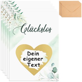 Tenare 5 Sets Scratch Cards to Write Yourself Scratchcards with Envelopes Botanical Lucky Scratch Cards to Design Yourself for Maid of Honour Bridesmaid Questions Pregnancy Announcement