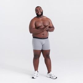 SAXX Underwear Co. Men's Daytripper Boxer Brief Fly 7Pk, Black/Grey/Navy, Large