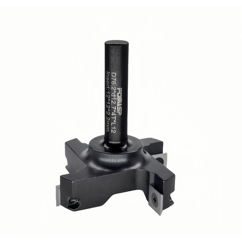 FomaSP CNC Spoilboard Surfacing Router Bit,1/2"(12.7mm) Shank,3"(76.2mm) Cutting Diameter,Slab Flattening