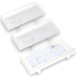 2024 Upgrade 1 pc x W10515058 and 2 pc x W10515057 LED Light Compatible with Whirlpool Kenmore Maytag Freezer Refrigerator, Replaces WPW10515058, W10522611, W10465957, AP6022533 PS11755866