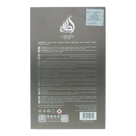 Lattafa Raw Human Eau De Parfum 3.4 Fl Oz Long Lasting Fragrance For Men