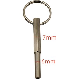 QINALO Coffee Machine Repair Tool Key Set with Rubber Ring, Jura and Krups Compatible AEG Oval Key Repair Tool Set