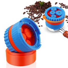 GUSUCIN Spirographic Espresso WDT Tool, Espresso Distribution Tools Compatible with Breville 58MM Portafilter Baskets, Geared Spinning Espresso Needle Stirrer, Espresso Machine Accessories Tool