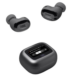 JBL Live Buds 3, Wireless Earbud-Kopfhörer mit Bluetooth, 40 Stunden Akkulaufzeit, True Adaptive Noise Cancelling und hochauflösendem Signature Sound, IP55 wasserfest, Schwarz
