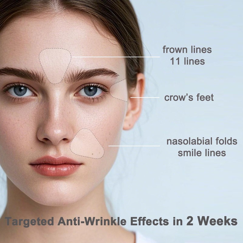 Wrinkle Patches - 144 PCS Forehead Wrinkle Patches, Face Tape