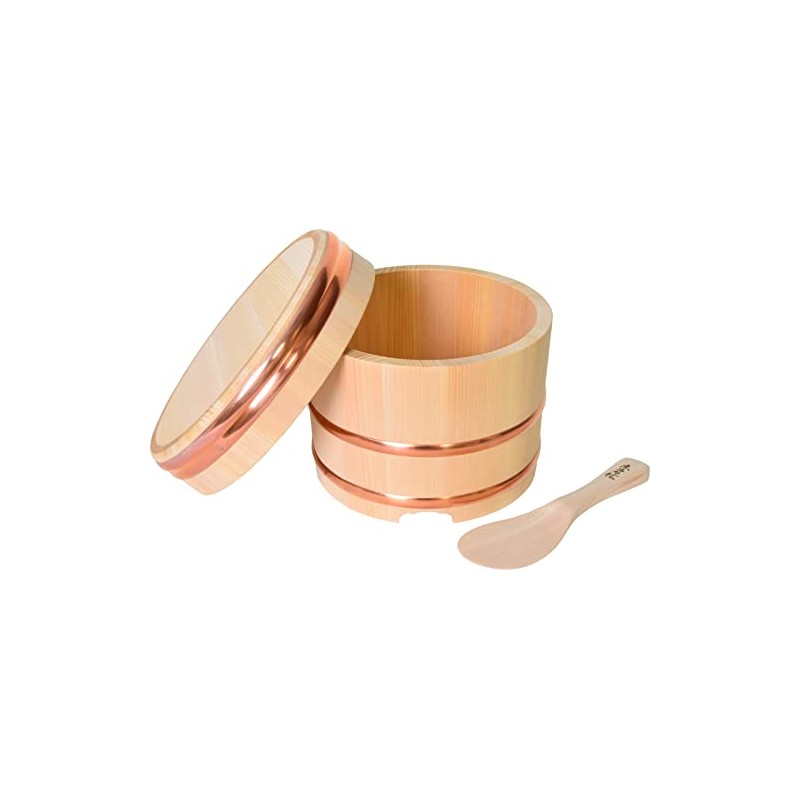 Kiso Crafts Kiso Sawara Edo-style Ohitsu for 3 Go with