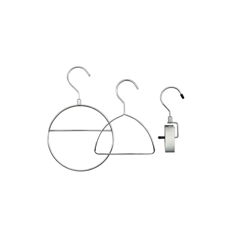 Hang-All Boot Clips, 6" Premium Chrome Metal with EuroClip, 10