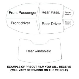 S CLASS TINT Precut NANO CERAMIC window tint ANY Vehicle 100% Fit guarantee