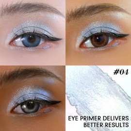 CHARMACY New Chameleon Long Stay Eyeshadow Stick, Multi-Use Cream Stick, High Pigmented, Smudge-Proof & Glide-On Smoothness for Metallic Shimmer Eye Looks, Built-in Smudger #04