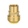 EFIELD Push-fit 1"x 3/4" Female NPT Adapters Brass Fittings, Push-to-Connect,