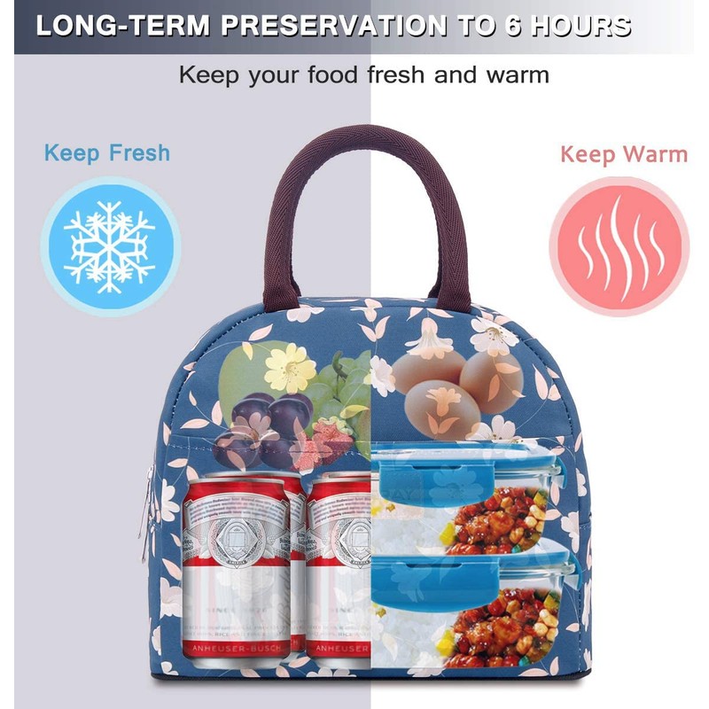 BALORAY Lunch Bag for Women Men Insulated Lunch Box for