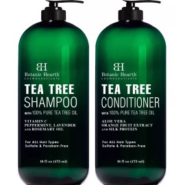 Botanic Hearth  Botanic Hearth Set De Champú Y Acondicionador Árbol De Té