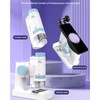 80X‑200X Kids Microscope with 12PCS Slides 2 in 1 LED