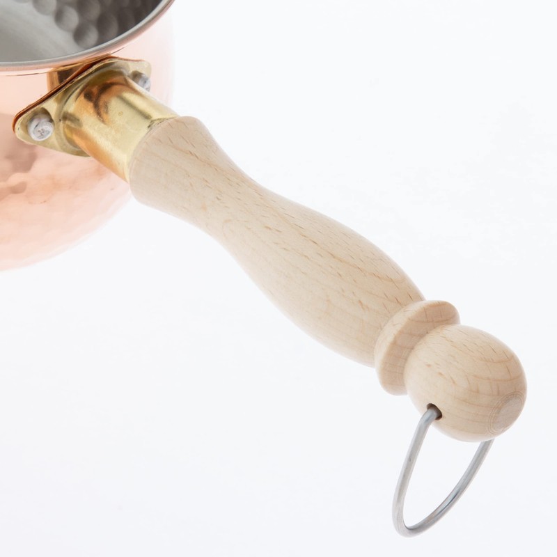 Nagao Tsubamesanjo Pure Copper Milk Pan 700ml with Polishing Agent,