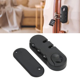 BigKing Luggage Password Lock, Luggage Lock, 3 Digit Zinc Alloy Lock, Plastic, Frosted Appearance, Black Suitcase Password Security Lock for Travel