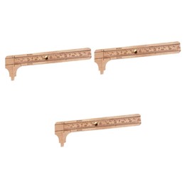 Baluue 3pcs 0-100mm Dual Scale Vernier Caliper Non-magnetic Mini Brass Measuring Tool Caliper Gauge for Jewelry Micrometer Vernier Gauge