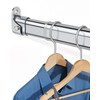 Heavy Duty Oval Closet Rod for Hanging Clothes, 29.5-51 Inch