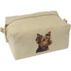 'Yorkshire Terrier Pixel Art' Canvas Wash Bag/Makeup Case (CS00037076)