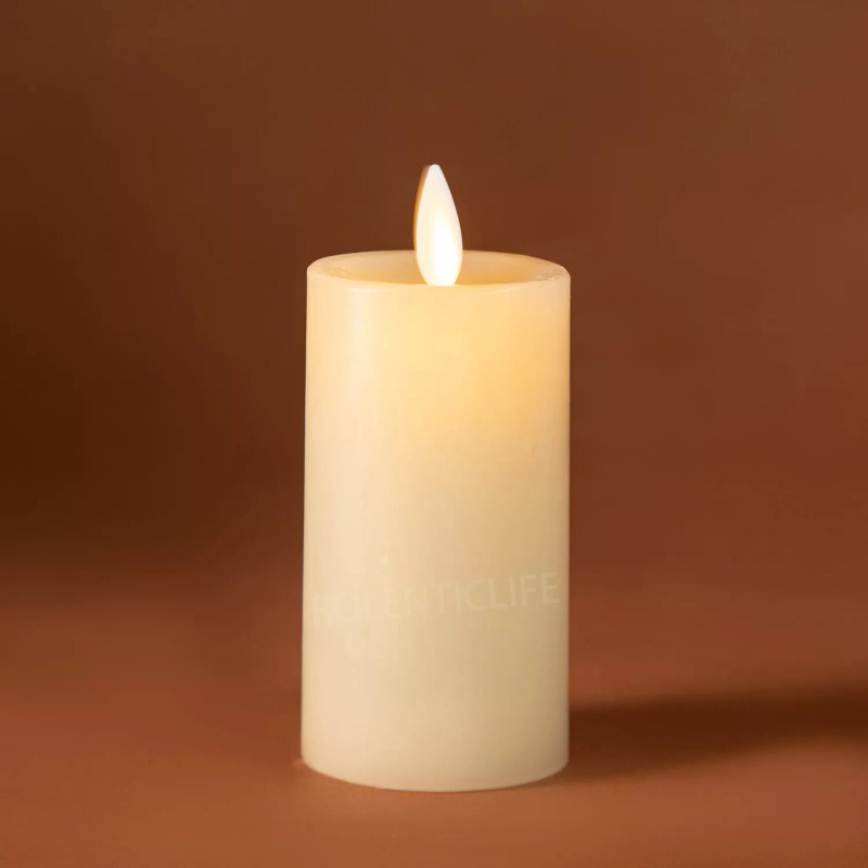 Luminara 2pcs Luminara Flameless LED Wax Candles ,Remote Moving Wick1.75"