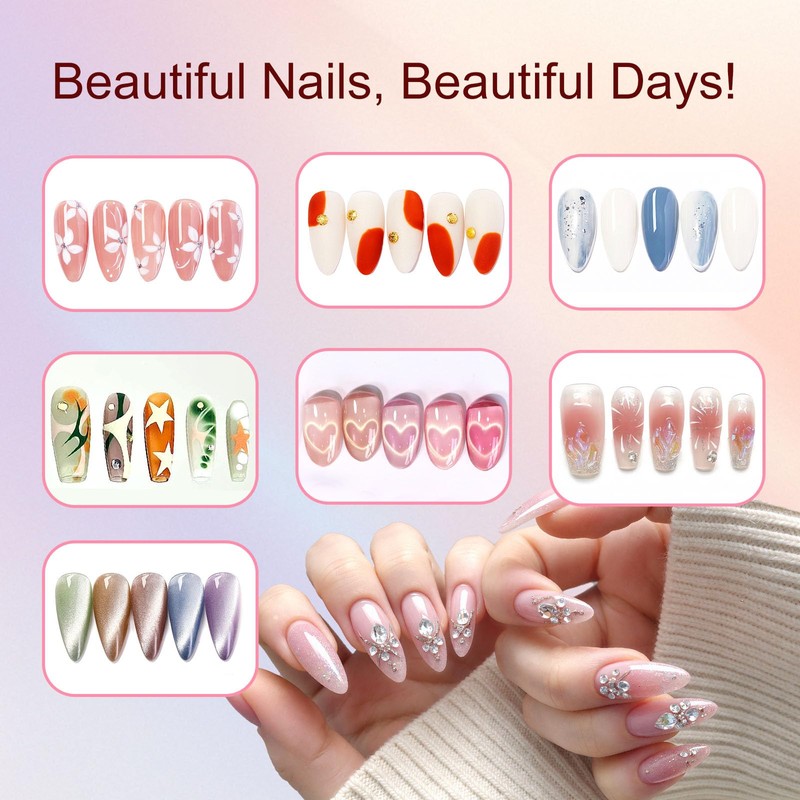 65Pcs Professional Nail Art Tools Set Premium Nail brushes &