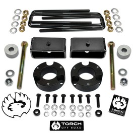 TORCH 3" Front 2" Rear Leveling Lift Kit for 1995-2004 Toyota Tacoma 4WD TRD SR5 With Differential Drop - Models with 6 Lug Wheel Bolt Pattern ONLY