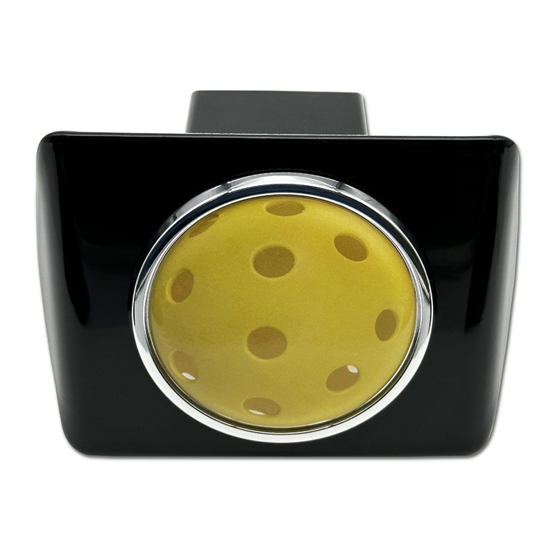 Elektroplate Pickleball All Metal Black Sports Hitch Cover for Trucks